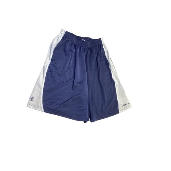 Preppy Streetwear Cioquette Utility Under Armour Men's Navy-Blue Shorts Large - Picture 1 of 4